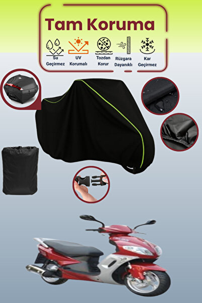 Dokaca Neo حقيبة خلفية باللون الأسود النيون قماش مجدّل متوافقة مع قماش دراجة ...