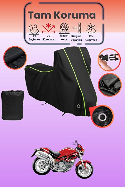 Dokaca Neo غطاء دراجة نارية متوافق مع Ducati S2R 800، غطاء واقي من ماركة Blac...