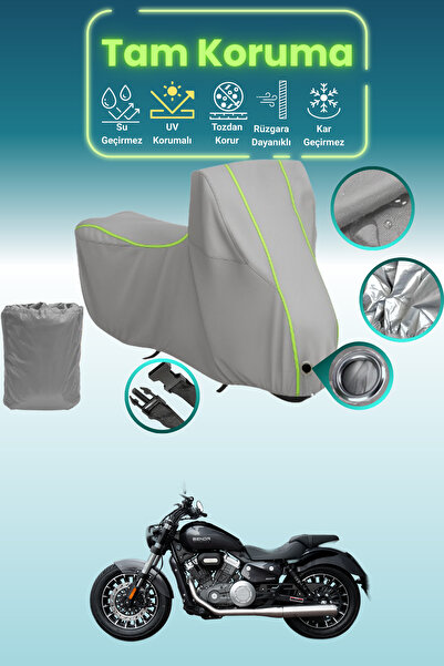 Dokaca Neo Gri Neon Fitilli Kilit Uyumlu Yuki Benda Rock 250 Uyumlu Motor Bra...