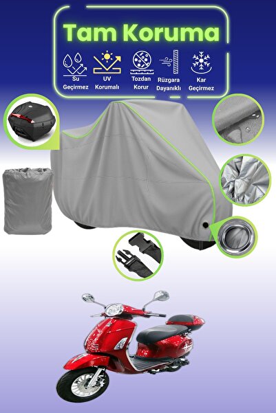 Dokaca Neo حقيبة خلفية وقفل رمادي نيون قماش مجدّل متوافقة مع كينج موتور KR-21...