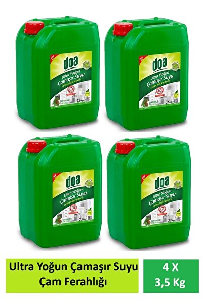 Doa Ultra Çamaşır Suyu Çam Ferahlığı 4 x 3.5 Kg