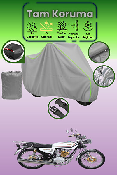 Dokaca Neo غطاء خلفي رمادي نيون قماش مجدّل متوافق مع Kuba Cheetah 125R Max Go...