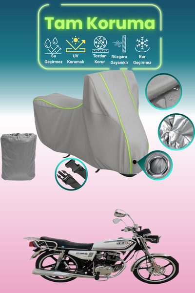 Dokaca Neo غطاء محرك متوافق مع كوبا تشيتا 180-FC باللون الرمادي النيون قماش م...