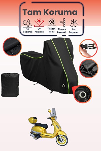 Dokaca Neo غطاء دراجة نارية متوافق مع أرورا سفاري 125، غطاء واقي من ماركة Bla...