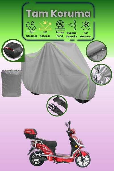 Dokaca Neo حقيبة خلفية رمادية نيون قماش مجدّل متوافقة مع كينج موتور KR-41، قم...