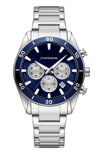 Chaperone Ch181M Men's Wristwatch with Steel Strap