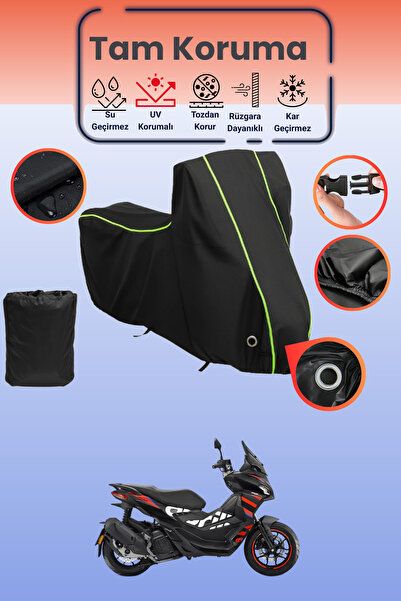 Dokaca Neo غطاء دراجة نارية متوافق مع Aprilia SR GT 200، غطاء واقي من ماركة B...