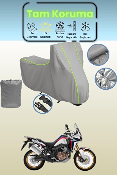 Dokaca Neo غطاء دراجة نارية رمادي اللون متوافق مع هوندا CRF1100L أفريكا توين ...