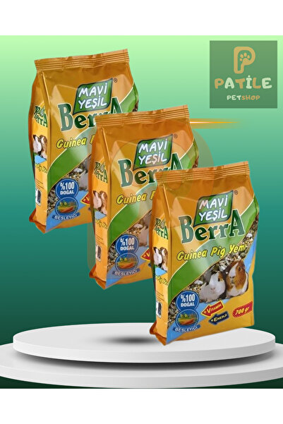 Tavşan, Hamster, Fare, Ginepig Yemi 700 gr × 3 Adet – Doğal, Dengeli ve Avantajlı Paket