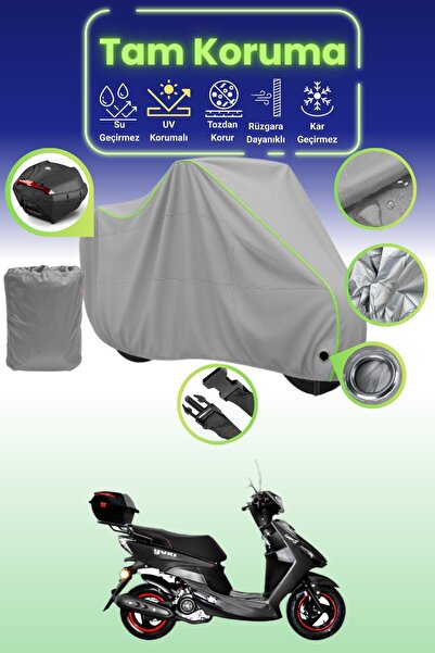 Dokaca Neo قماش رمادي نيون قماش مجدّل متوافق مع الدراجات النارية يوكي JJ50QT ...