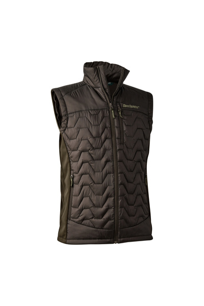 Deerhunter Vestă matlasată Excape, verde artistic