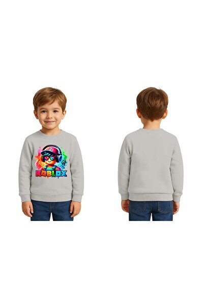 SEDİRLİ Unisex roblox cu imprimeu Copii Swae tricou 3 fire cu borduri