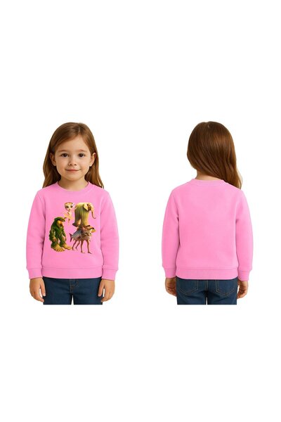 SEDİRLİ Унисекс детска блуза с принт Braınrot, 3-слойна Sherpa