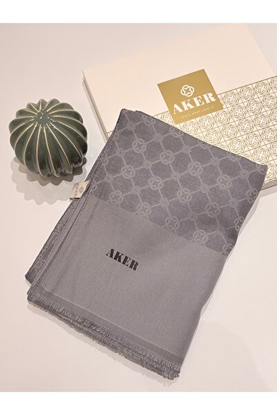 Aker Elegance Monogram Şal