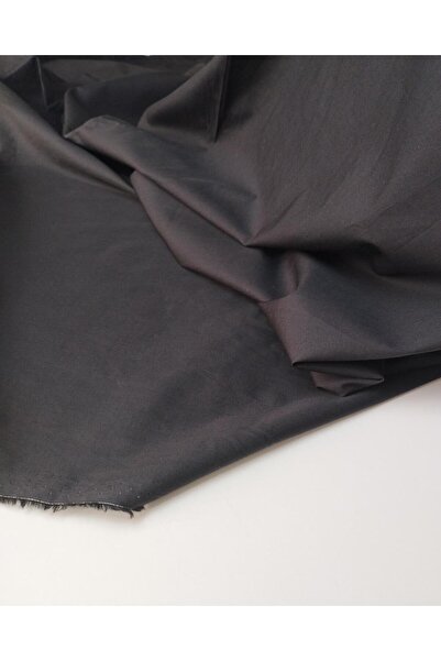 Kumaş Parça Țesătură din voal de bumbac în culoarea neagră (lățime 145 cm x l...