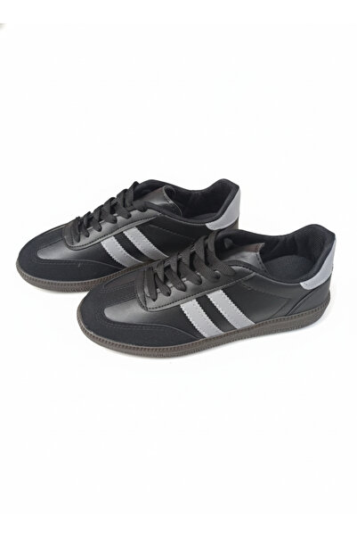 redtan Unisex |   Black Gray |   Woman |   Boy Girl Child |   Striped Casual Sneaker Sports Shoes