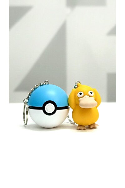 LO ADORO 2 قطعة سلسلة مفاتيح بوكيمون بيكاكو وسايداك 4.5 سم طباعة ثلاثية الأبع...