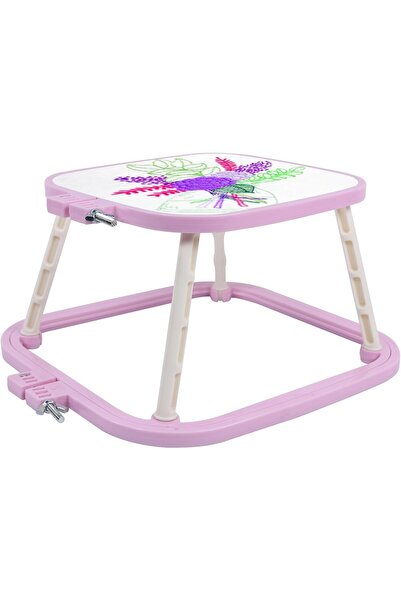 EleganTShoP Roată de broderie pentru desktop 18*17-24*22 cm