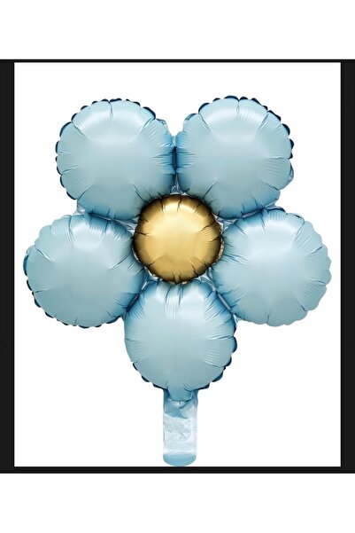 Çemrek Süs Parti Foil Daisy Balloon Retro Daisy Balloon Mini 1 Piece