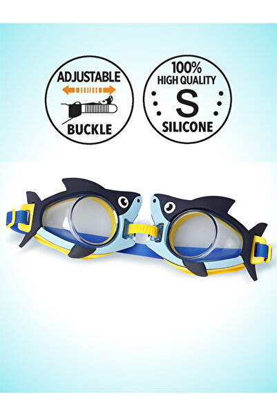 Denokids Boy's Swimming Goggles Shark