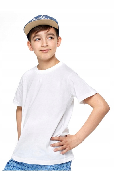 MORAJ Tricou pentru tineri, bumbac alb