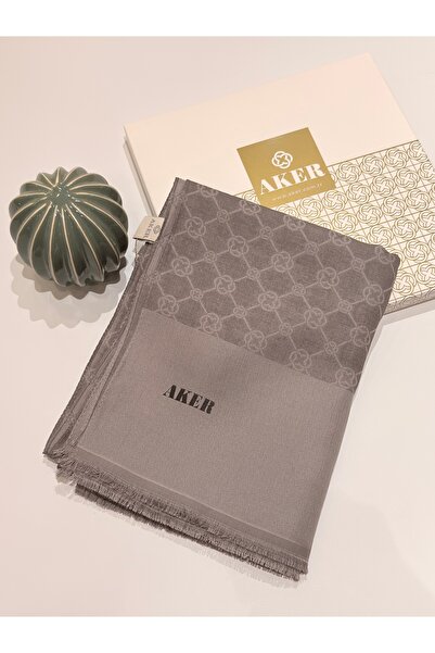 Aker Elegance Monogram Şal