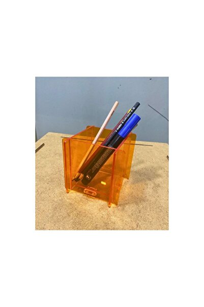 hazer case Transparent Yellow Pen Holder, Pencil Case, Organizer