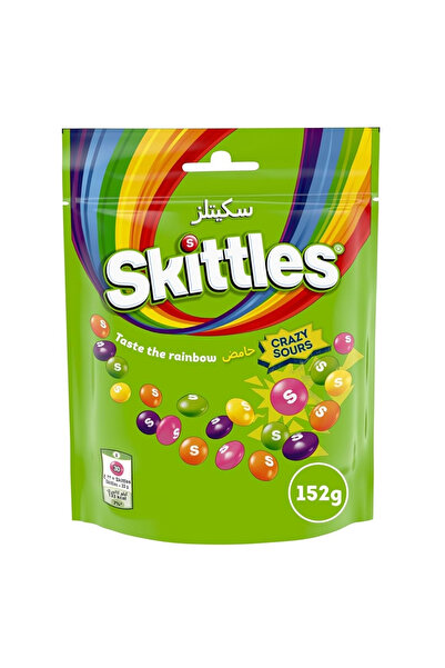 Skittles Crazy Sours Ekşi Meyveli Şeker 152 g