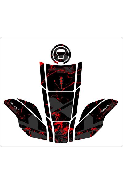 Honda VFR 800 X Crossrunner Tank Pad İsteğe Göre İsim Yazılabilir