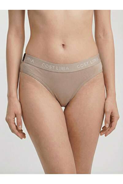 GOST LİRİA - Sand Women's Slip Panties Beige