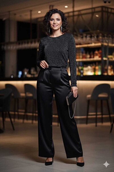 ALMİNA BUTİK SİMLİ BLUZ