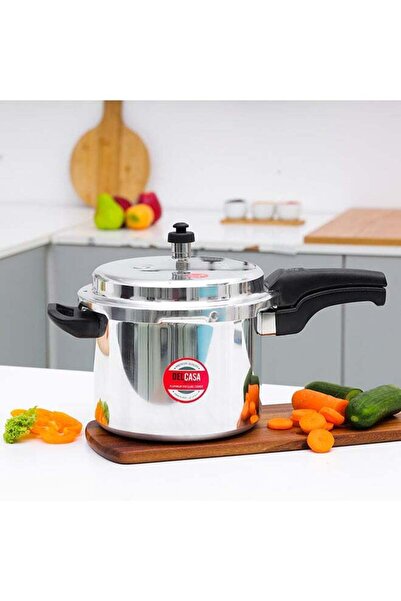 DELCASA DELCASTA Aluminium Induction Base Pressure Cooker