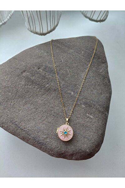 lavante butik kendini özel hisset قلادة من الفولاذ على شكل ميدالية بنمط الشمس...