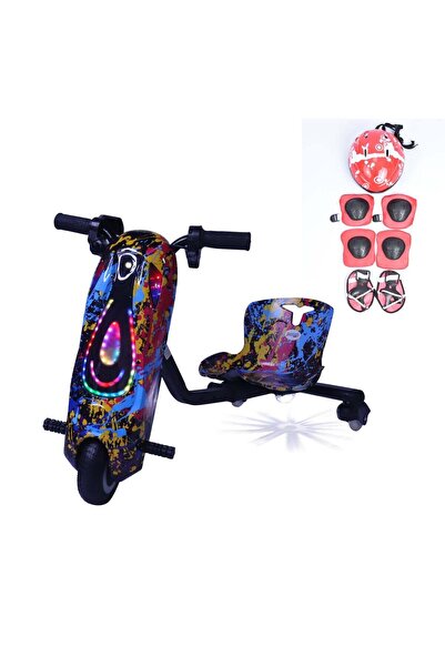 Scooter 36V electric scooter for kids with helmet and guards