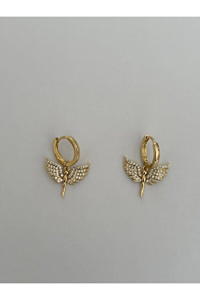 XUPING JEWELRY Special Series Phoenix Model Zircon Stone Detail Xp Gold Earrings