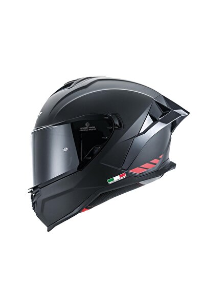 Sway SW 867 RED STRIP MATT BLACK MOTOSİKLET KASKI