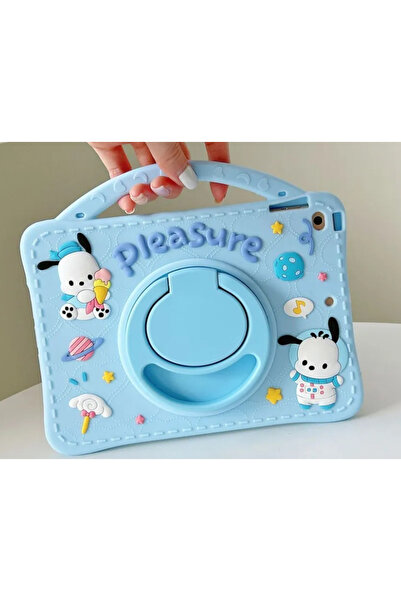 Fuchsia iPad 10.9 10Th Generation Shock-Absorbing Fun Kids Tablet Case with Strap Stand Compatible with Nesil