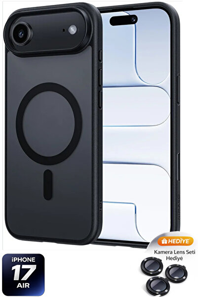 Tech&bello accessories غطاء حماية متوافق مع آيفون 17 إير مع ميزة ماج سيف ومقا...