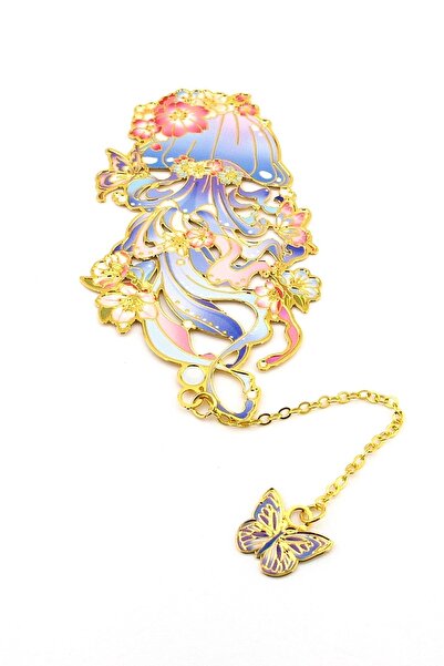 Solfera Δείκτης βιβλίου με μεταλλικό σελιδοδείκτη με παστέλ τέχνη με θέμα την...