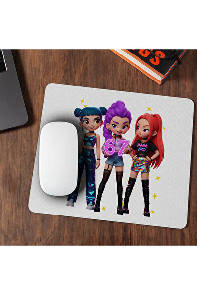 OEM Mousepad Six Seven Kpop Huntrix 67 Demon Hunters