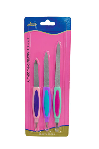 drob_beauty مبرد أظافر 3 قطع 2 في 1