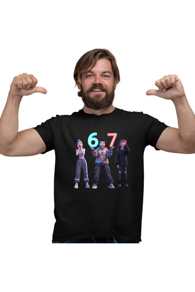 OEM Six Seven Demon Hunters 67 Kpop Men's T-Shirt