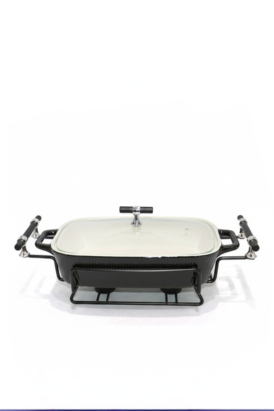 Generic Buffet warmer, rectangular serving dish, 14.5 cm, with a modern and elegant design.