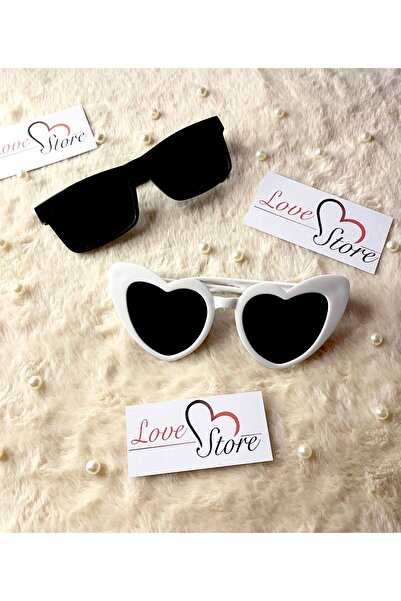 LoveStore Gelin Damat Gözlük Özel Tasarım Bride Groom Gözlük After Gözlük Yaz...