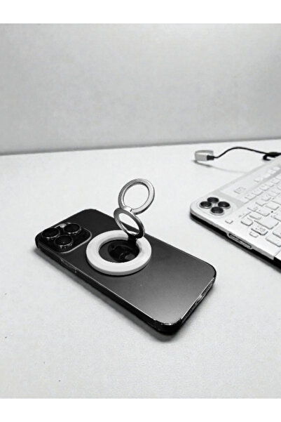 PAST WORLD مسكة جوال حديدية بثلاث حلقات قابلة للتمديد مع خاصية MagSafe – ثبات...