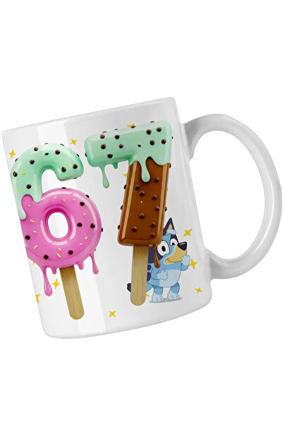 OEM Six Seven Bluey Creme Ice Cream Cup 67