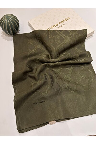 Pierre Cardin Naia Pamuk Monogram Jakarlı Şal