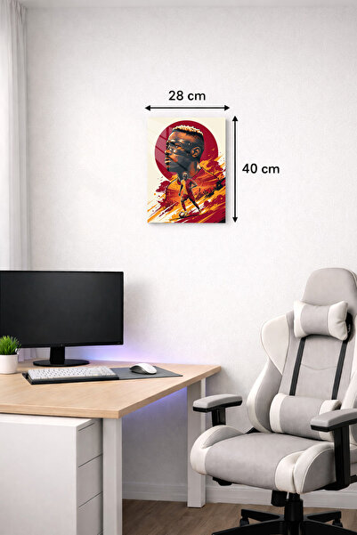 PESHLİSTORE Victor Osimhen HD Metal Poster Modern Futbol Temalı