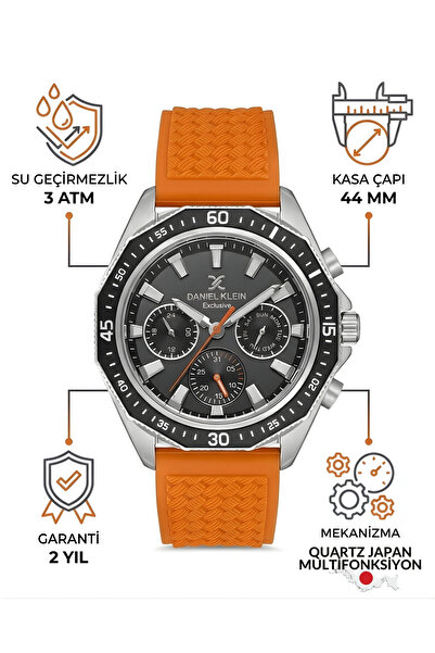 Daniel Klein Silikon Kordon Erkek Kol Saati L-DK.1.13639