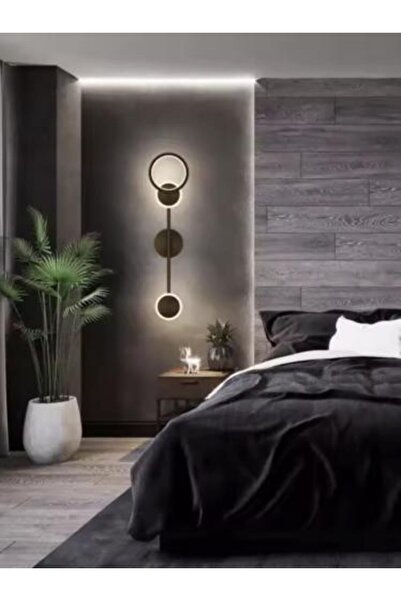 Alkaraz Modern Black Aura Wall Sconce